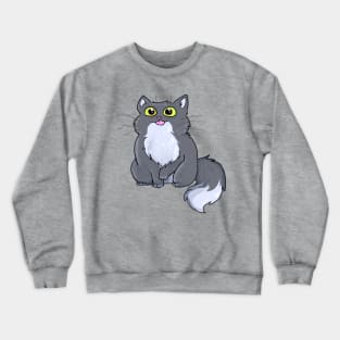 Cat Blep (No Text) Crewneck Sweatshirt